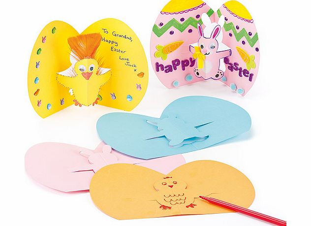 Chick  Bunny Pop-Out Cards - Pack of 8