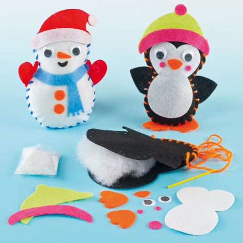 Yellow Moon Christmas Bean Bag Sewing Kits - Pack of 2