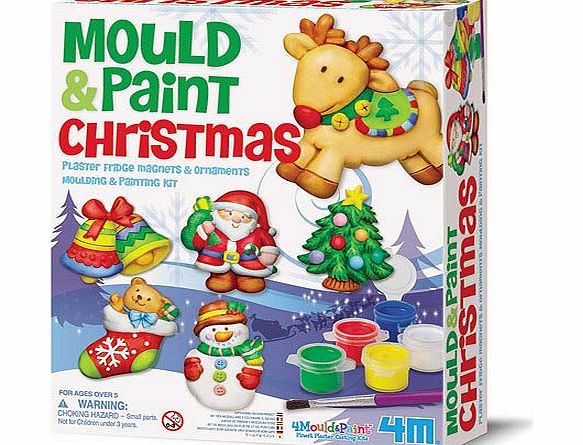 Yellow Moon Christmas Mould and Paint - Each