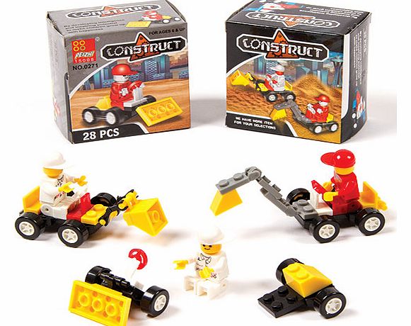 Yellow Moon Construction Building Kits - Pack of 4