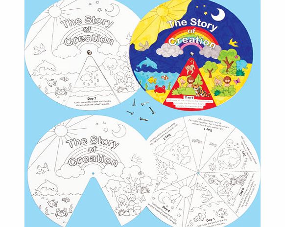 Yellow Moon Creation Story Wheels - Pack of 3