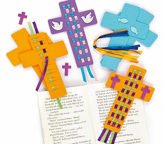 Yellow Moon Cross Weaving Bookmark Kits - Pack of 3
