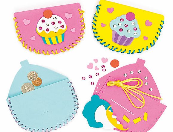 Yellow Moon Cupcake Purse Sewing Kits - Pack of 3