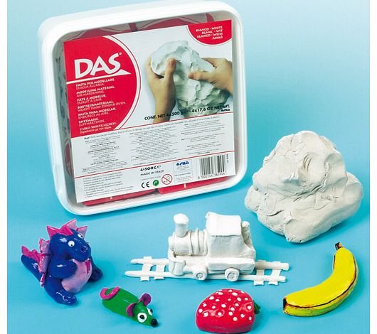 Yellow Moon DAS Air Hardening Modelling Clay - White 2kg