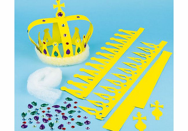 Yellow Moon Design Your Own Crown Jewel Kits - Pack of 4