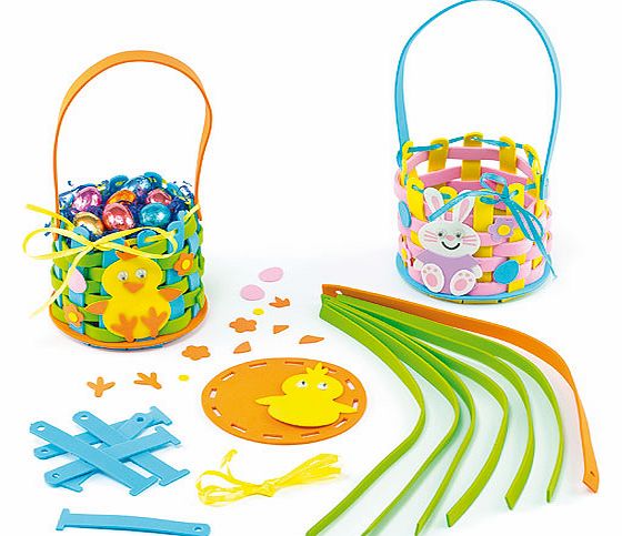 Yellow Moon Easter Basket Weaving Kits - Pack of 2