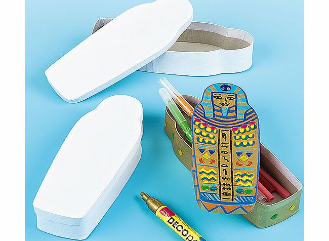 Egyptian Sarcophagus Boxes - Pack of 3