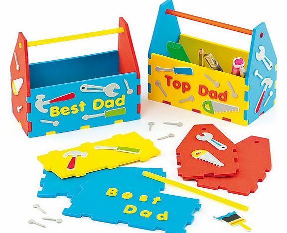 Yellow Moon Fathers Day Toolbox Desk Tidy Kits - Pack of 2