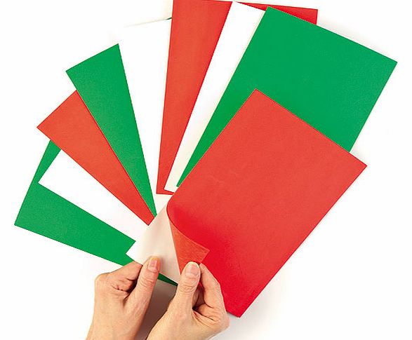 Yellow Moon Festive Self-Adhesive Foam Sheets - Pack of 12