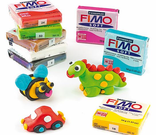 Yellow Moon Fimo Soft Modelling Clay - Blue