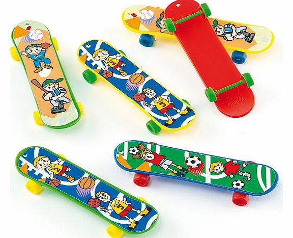Yellow Moon Finger Skateboards - Pack of 6