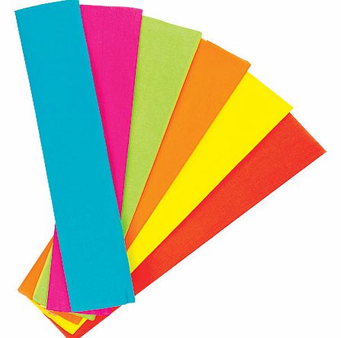 Yellow Moon Fluorescent Crepe Paper - Per pack