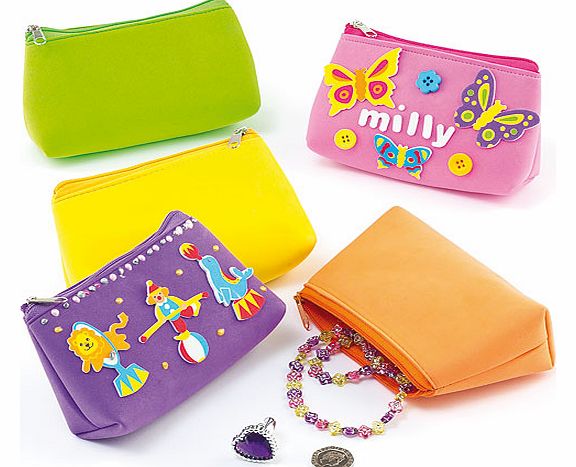 Yellow Moon Foam Purses - Pack of 5