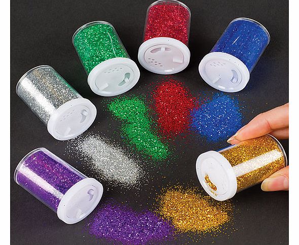 Glitter Shakers - Set of 6