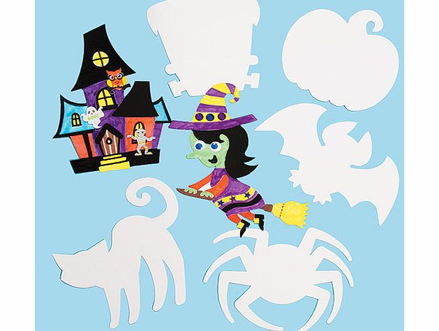 Halloween Card Shapes - Pack of 10