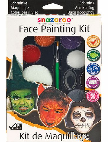 Yellow Moon Halloween Face Painting Kit - Each