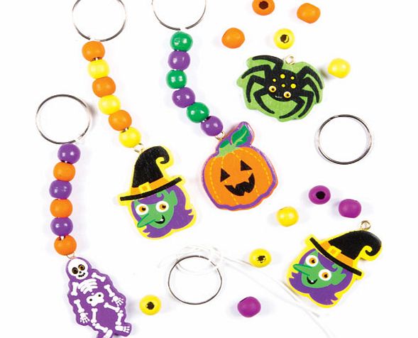 Halloween Keyring  Bag Dangler Kits - Pack of 4