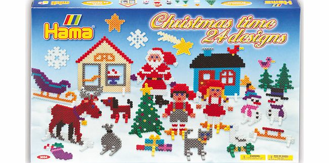 Yellow Moon Hama Christmas Scene - Each