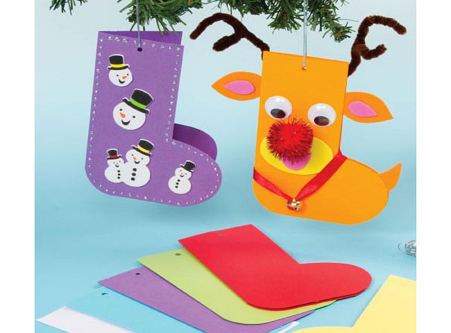 Hanging Stocking Card Blanks - Pack of 6