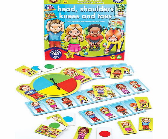 Yellow Moon Heads Shoulders Knees and Toes Game - Each
