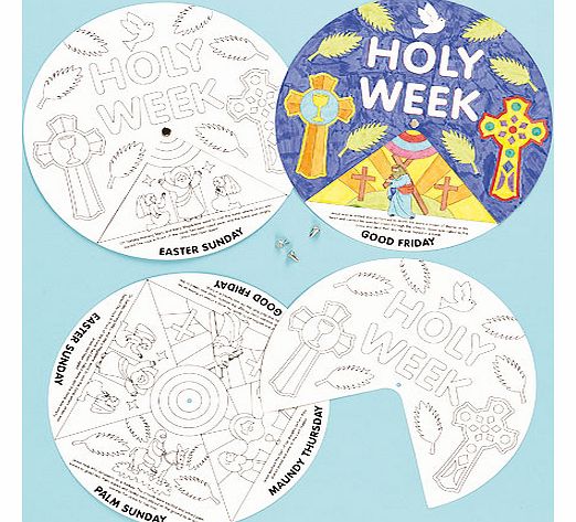 Yellow Moon Holy Week Story Wheels - Pack of 3
