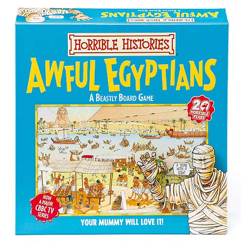 Yellow Moon Horrible Histories Awful Ancients Board Game -