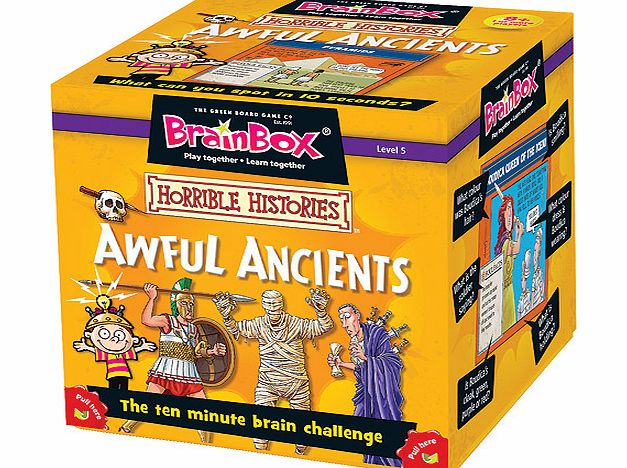 Yellow Moon Horrible Histories Awful Ancients Brainbox - Each