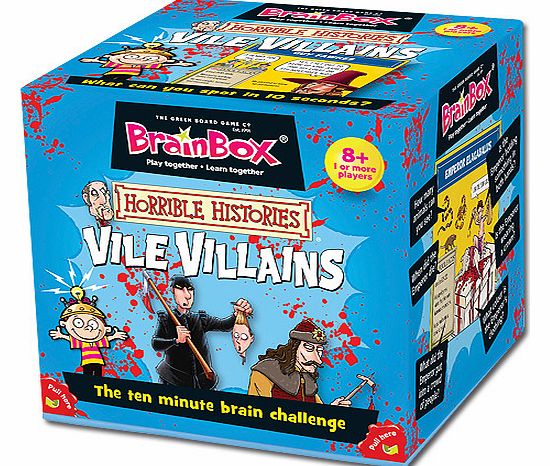 Yellow Moon Horrible Histories Vile Villains BrainBox - Each