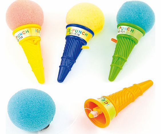 Yellow Moon Ice Cream Sponge Poppers - Pack of 6