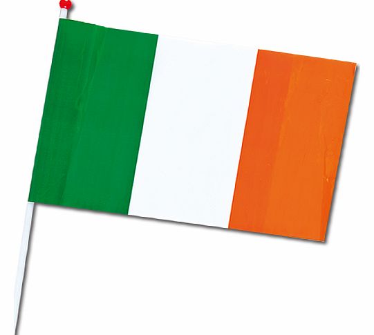 Yellow Moon Irish Waving Flags - Pack of 6