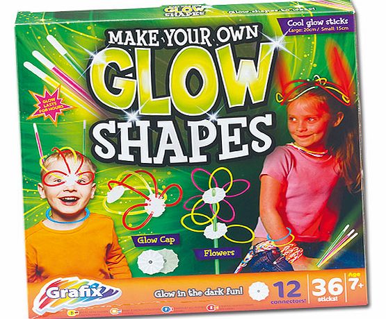 Yellow Moon Make Your Own Glow Shapes - Each