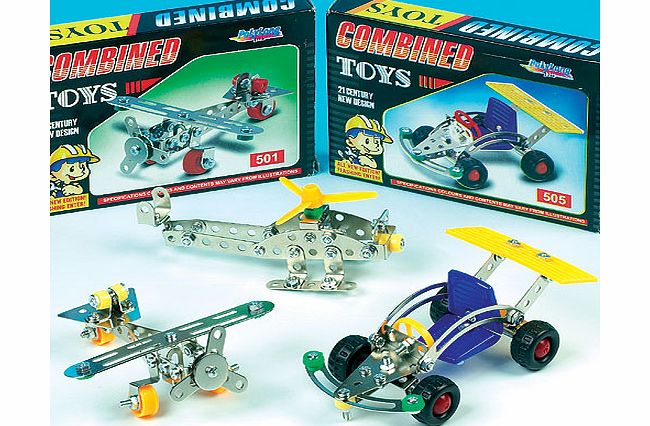 Yellow Moon Metal Construction Kits - Set of 4 asst.