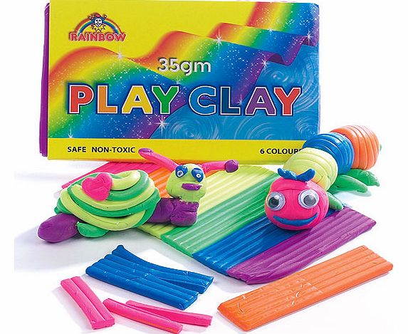 Yellow Moon Mini Play Clay - Per 6 packs