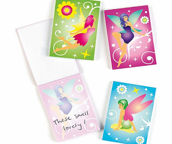 Yellow Moon Mini Scented Fairy Notebooks - Pack of 6