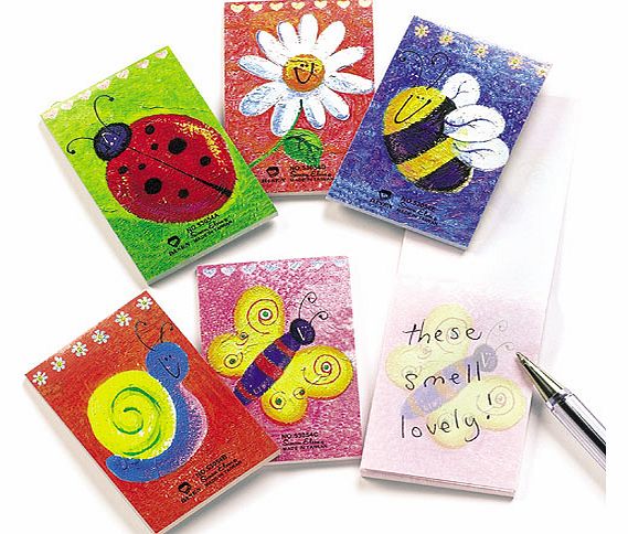 Yellow Moon Mini Scented Notebooks - Pack of 12