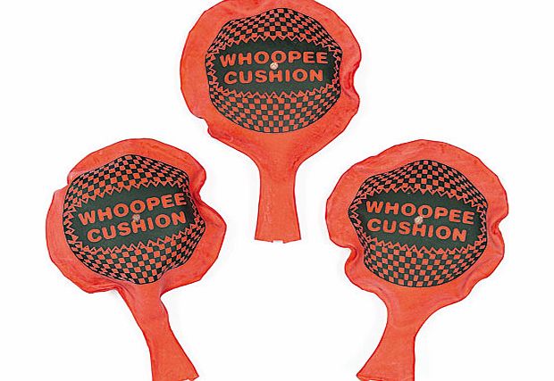 Yellow Moon Mini Self-Inflating Whoopee Cushions - Pack of 4