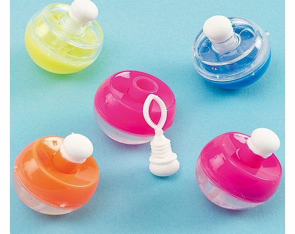 Mini Spinning Top Bubbles - Pack of 8