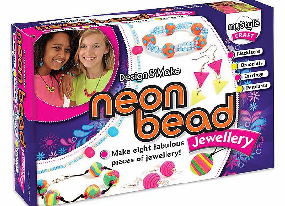 Neon Bead Jewellery Making Kit - Each