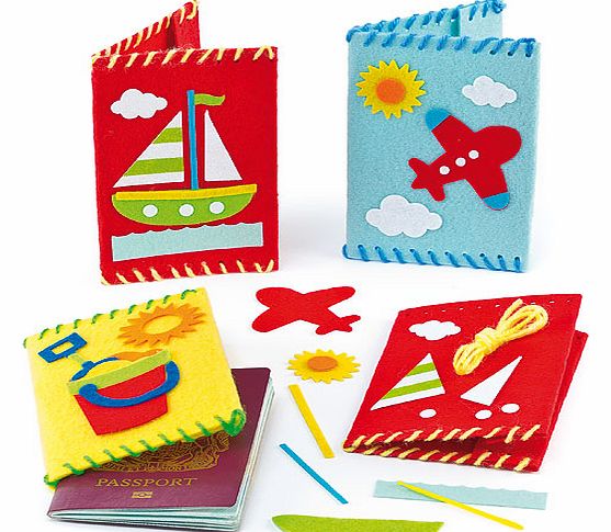 Yellow Moon Passport Cover Sewing Kits - Pack of 3