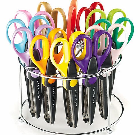 Pattern Scissors Caddy - Set of 12