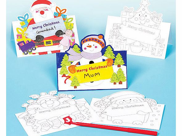Personalised Pop-Up Christmas Cards - Pack of 8