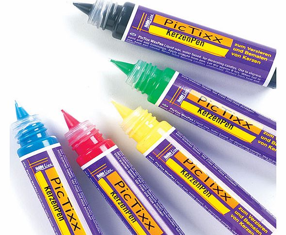 Yellow Moon PicTixx Candle Pens - Pack of 5