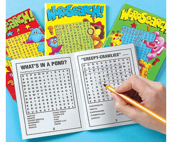 Pocket Word Search Books - Pack of 8