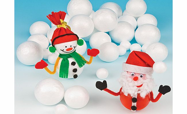 Polystyrene Ball Value Pack - Pack of 36