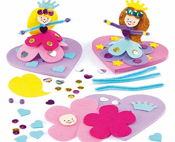 Princess 3D Decoration Kits - Pack of 4