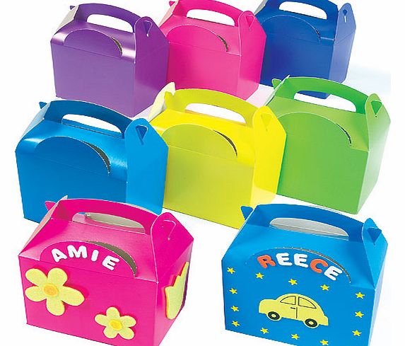 Rainbow Party Boxes - Pack of 6