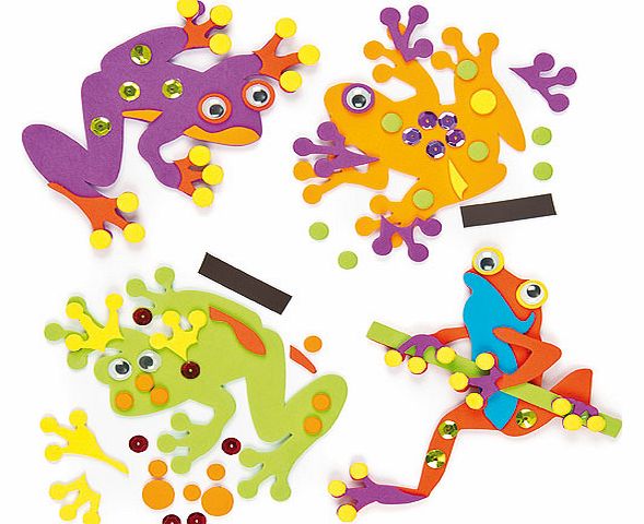 Rainforest Frog Magnet Kits - Pack of 5