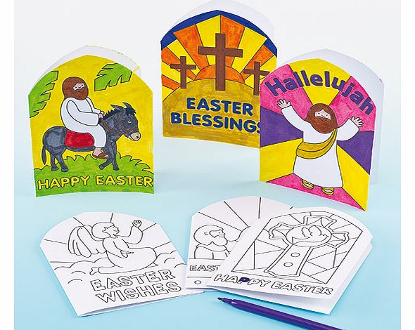 Yellow Moon Religious Easter Cards - Pack of 6