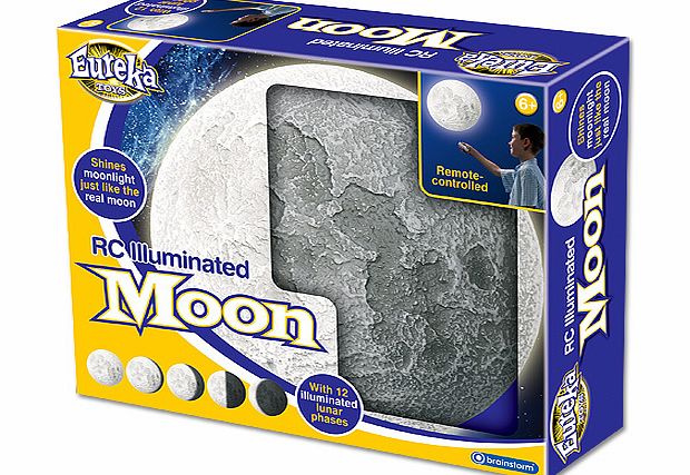 Yellow Moon Remote Control Illuminated Moon - Each