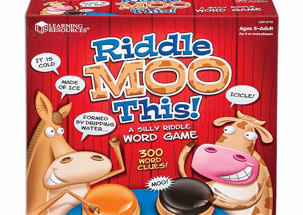 Yellow Moon Riddle Moo This! Word Game - Each